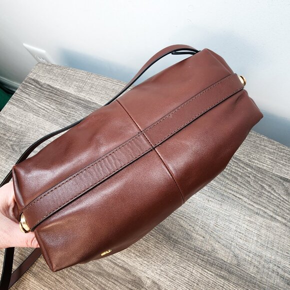 Rag & Bone Cross Commuter Brown Leather Crossbody Purse Quiet Luxury - Picture 11 of 11